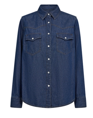 Ivy Copenhagen - Ora Denim shirt Dark blue